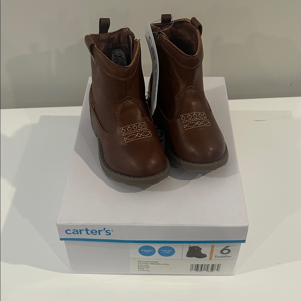 Carter's Chocolate Brown Kids Boots